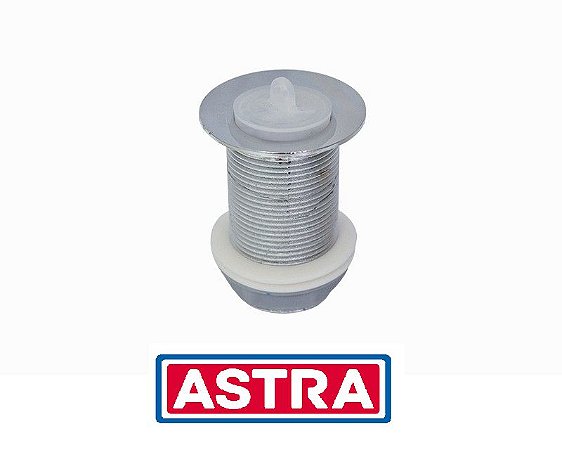 VÁLVULA TANQUE LAVATÓRIO CROMADA 1.1/4 ASTRA