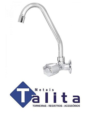 TORNEIRA TALITA 1168 BICO GIRATÓRIO PAREDE C-50