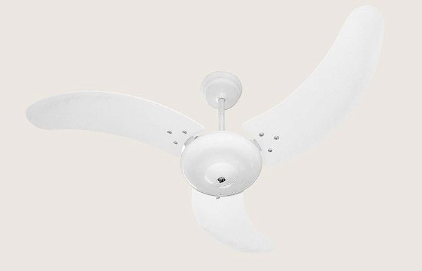 VENTILADOR BUZIOS MAX 127V 3 PÁS CLM AT BRANCO SEM LUSTRE TRON