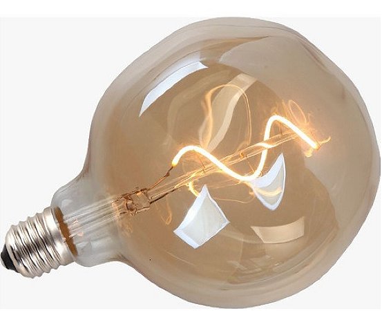 LÂMPADA LED 2,5W BIVOLT S125 AMBAR