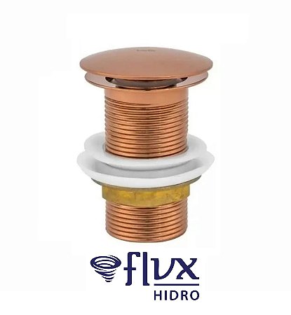 VÁLVULA CLICK 1 1/4 INOX ROSE TAMPA GRANDE FLVX H