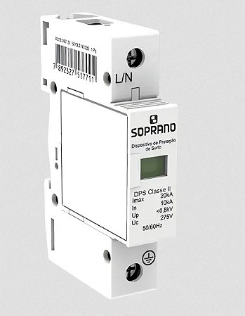 PROTETOR DE SURTO SOPRANO 20KA CLASSEII