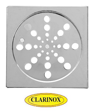 GRELHA INOX QUADRADA 150 CLARINOX