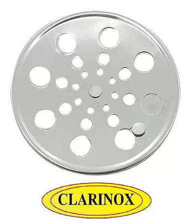 GRELHA INOX REDONDA 100 CLARAINOX