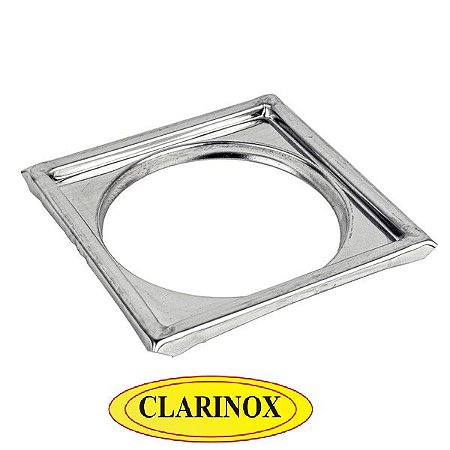 PORTA GRELHA INOX QUADRADA 150 CLARINOX
