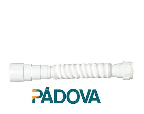 SIFÃO SANFONADO UNIVERSAL BRANCO PADOVA