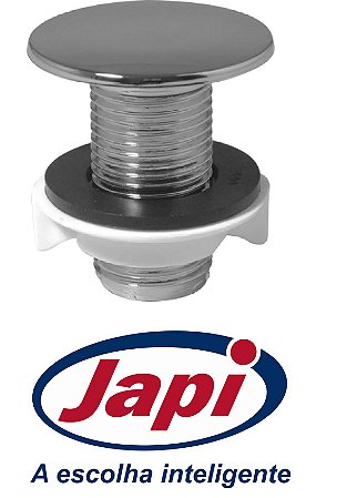 PLUG CROMADO PLÁSTICO PARA PIA 20MM JAPI