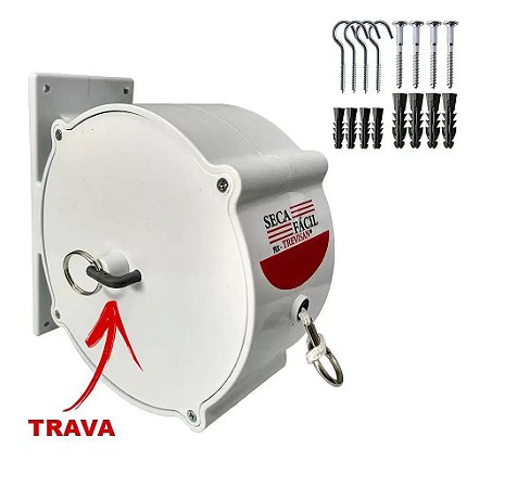 VARAL RECOLHIVEL MANUAL SECAFACIL 30M