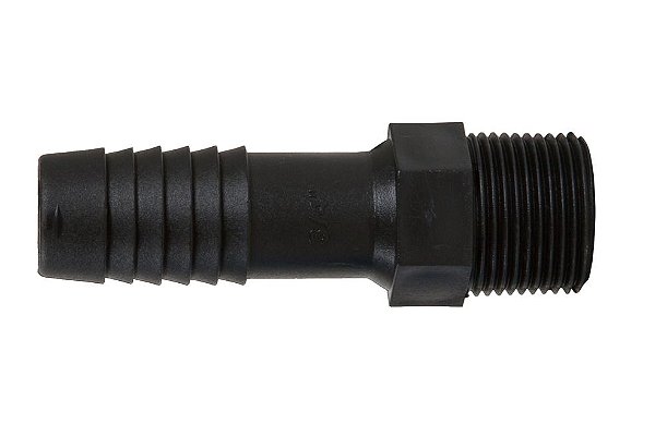 ADAPTADOR INTERNO COM ROSCA EXTERNA 1/2 PRETO