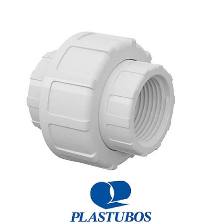 UNIÃO ROSCÁVEL INTERNA BRANCA 3/4 PLASTUBOS