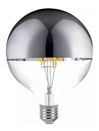 LÂMPADA LED 2,5W BIVOLT S125 BOLA PONTA CROMADA