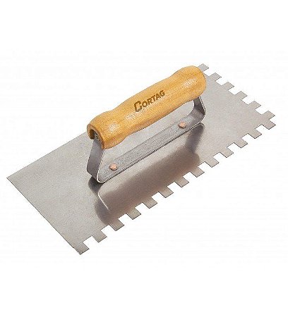 DESEMPENADEIRA AÇO DENTADA CORTAG 10X10MM