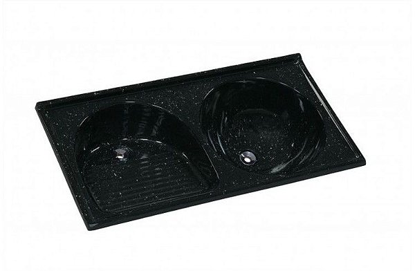 TANQUE AJ RORATO DUPLO SINTÉTICO 100X51 PRETO