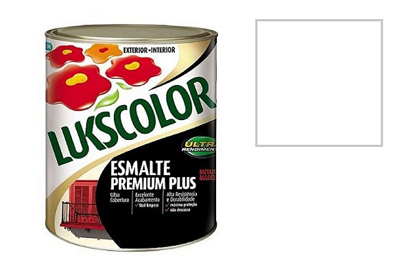 ESMALTE SINTÉTICO LUKSCOLOR 0,9L BRANCO