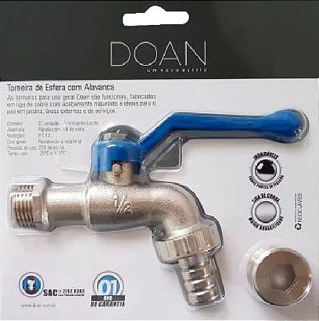 TORNEIRA DOAN ESFERA COM ALAVANCA TE02