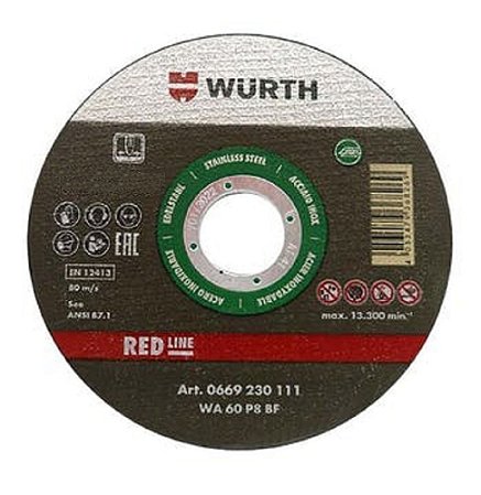 DISCO CORTE INOX W-MAX 180X1.6X22MM