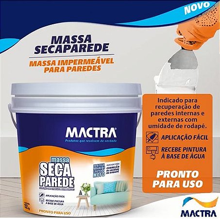 MASSA SECAPAREDE MACTRA 12KG