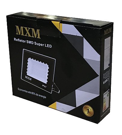REFLETOR LED 50W BRANCO QUENTE BIVOLT MXM