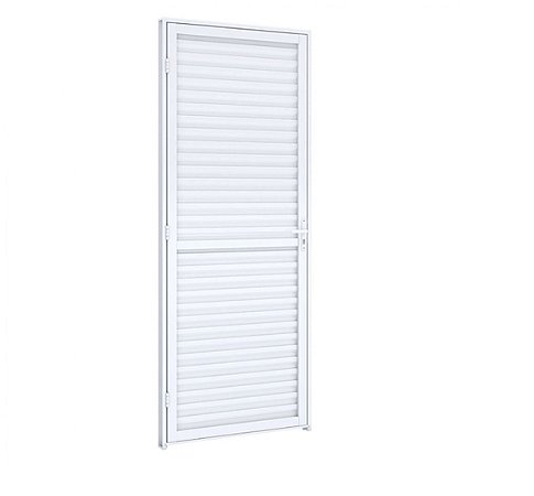 PORTA VENEZIANA 80X210 DIREITA BRANCA CLASSIC CRV