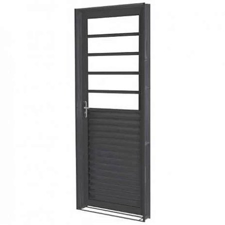 PORTA CRV STANDARD MISTA LAMINADA 84X215CM R12 ESQUERDA