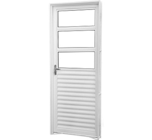 PORTA CRV IDEAL MISTA 3VD 84X215 BRANCA DIREITA