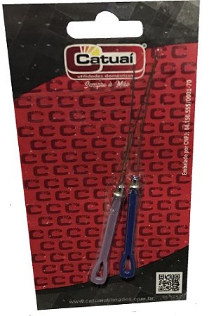 AGULHA COMUM PARA FOGÃO COM 2 PEÇA ROCHA/AZUL CATUAI