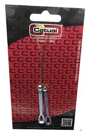 AGULHA COMUM PARA FOGÃO COM 2 PEÇA AZUL CLARO/ROCHO CATUAI