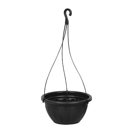 VASO REDONDO FLORENÇA PRETO COM ALÇA 4L RISCHIOTO