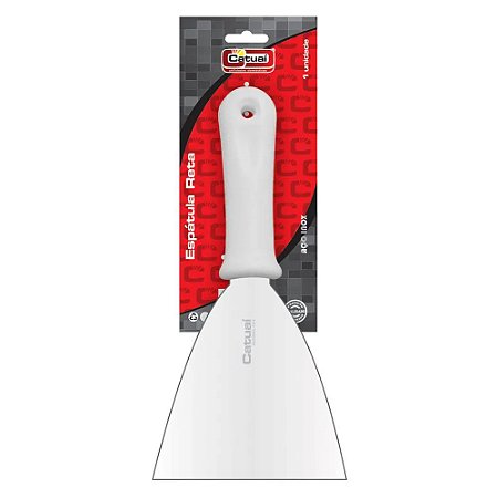 ESPÁTULA RETA PARA COZINHA PROFISSIONAL INOX CATUAI