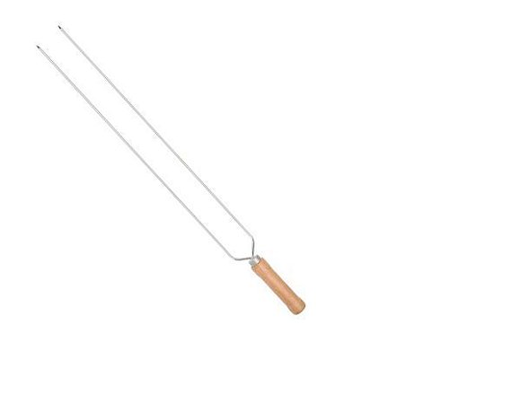 ESPETO AÇO NIQUEL DUPLO 85CM SIMONAGGI