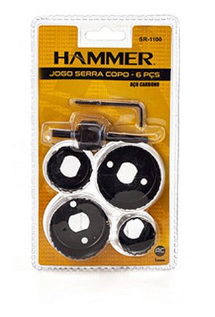KIT SERRA COPO HAMMBER COM 06 PEÇAS