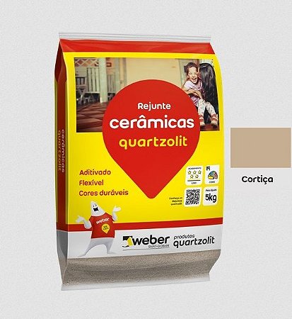 REJUNTE QUARTZOLIT CERAMICA CORTIÇA 1KG
