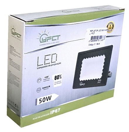 REFLETOR LED 50W AZUL YFCT