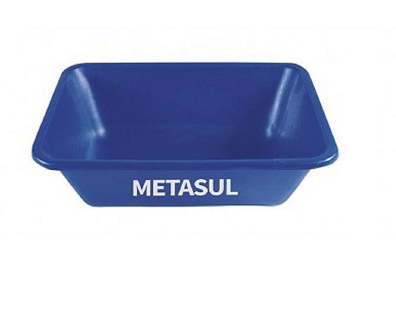 CAIXA MASSA 20LT  POLIPROPILENO AZUL METASUL