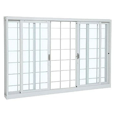 VENEZIANA SASAZAKI PRATIK 120X200 COM GRADE QUADRADA