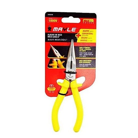 ALICATE BICO RETO 6  MAYLE 1000V AMARELO