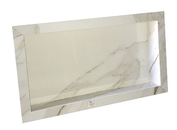 NICHO GISELE BRANCO MARMORI GOLD 30X60CM