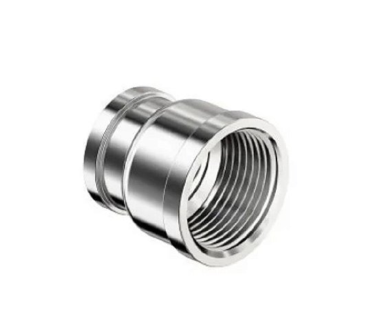 LUVA REDUÇÃO LATÃO CROMADP  3/4"X1/2" CENSI