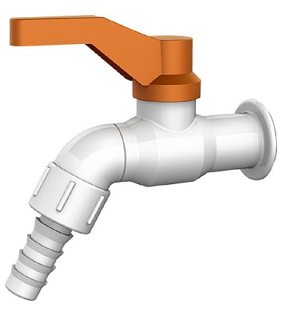 TORNEIRA ESFERA JARDIM/TANQUE 1/2" 3/4" PVC