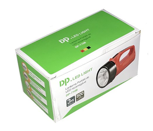 LANTERNA COM ALÇA 25LEDS DP-710 VERMELHO
