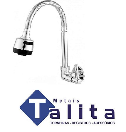 TORNEIRA TALITA 1171 GOURMET GIRATÓRIO PAREDE C67