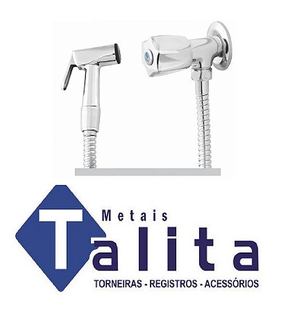 DUCHA HIGIÊNICA SOFT C-50 1/4 VOLTA GATILHO CROMADO