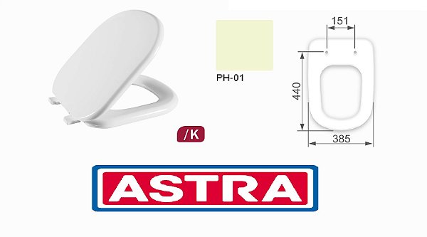 ASSENTO ASTRA SABATINI ALMOFADADO PH BEGE