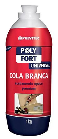 COLA BRANCA POLYFORT UNIVERSAL 1KG