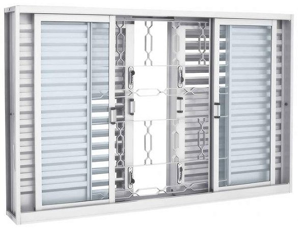 VENEZIANA SASAZAKI PRATIK MULTIFLEX COM GRADE ELO 120X200X16CM