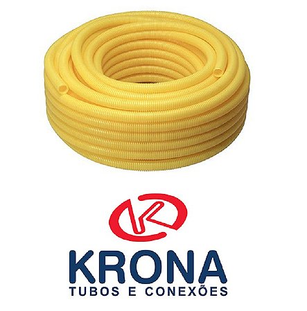 CONDUÍTE AMARELO 3/4" KRONA (VERIFIQUE A DESCRIÇÃO)
