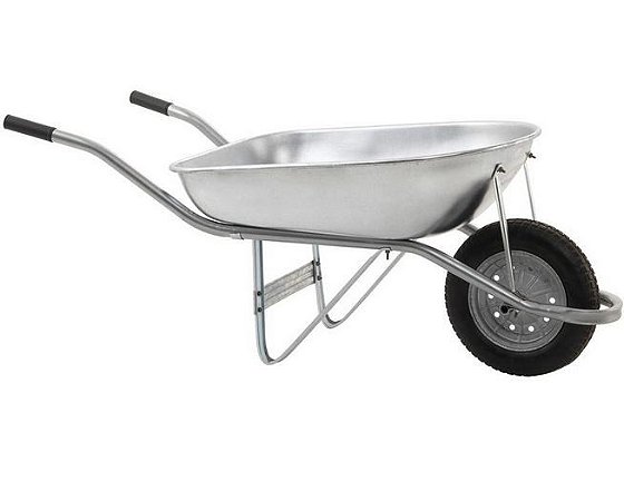 CARRINHO PEDREIRO FISCHER 60L AÇO GALVANIZADO
