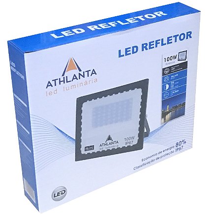 REFLETOR LED 100W 6500W ATHLANTA