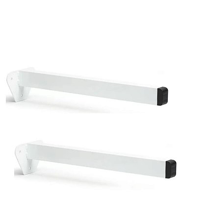 SUPORTE PARA PIA PARAFUSAR BRANCO 55CM (PAR)