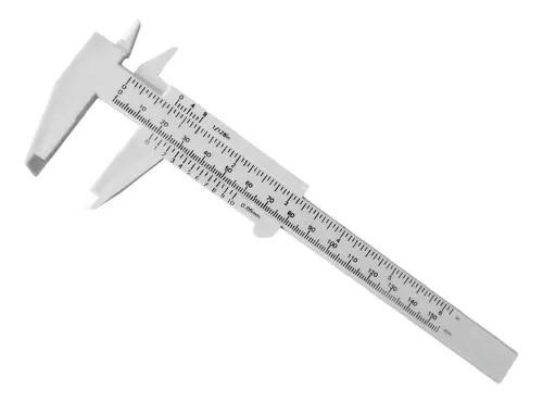 PAQUÍMETRO PLÁSTICO COM 2 PEÇAS 6" E 3" BESTFER